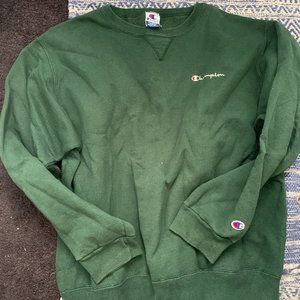 Vintage Green Champion Crewneck Size XL
